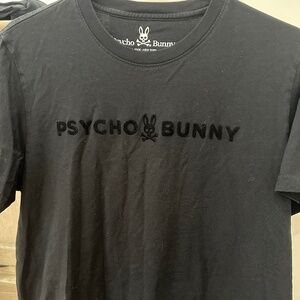 Black small pscho bunny t shitt